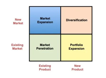  Ansoff matrix